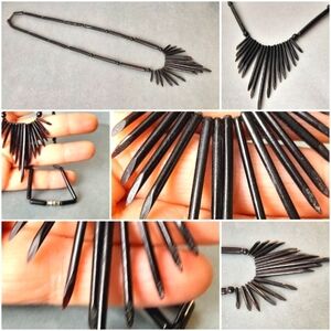 Black Tribal Bone ? Necklace